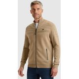 Vanguard - Vest - Lichtbruin - Ingebreid Patroon - Lange Mouwen