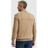 Vanguard - Vest - Lichtbruin - Ingebreid Patroon - Lange Mouwen