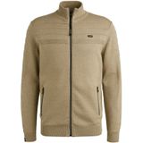 Vanguard - Vest - Lichtbruin - Ingebreid Patroon - Lange Mouwen