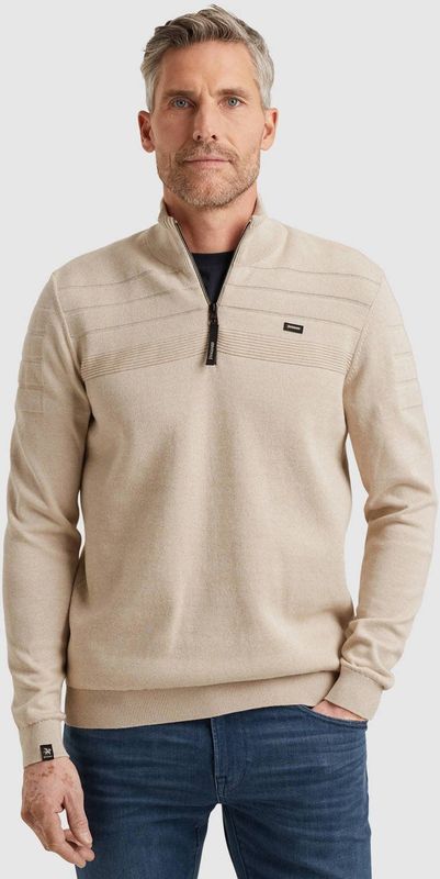 Vanguard - Gebreide Trui - Beige - Regular Fit - Lange Mouwen