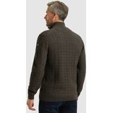 Vanguard Heren trui bruin (Maat: S) - Halslijn: Polokraag,