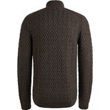 Vanguard Heren trui bruin (Maat: S) - Halslijn: Polokraag,