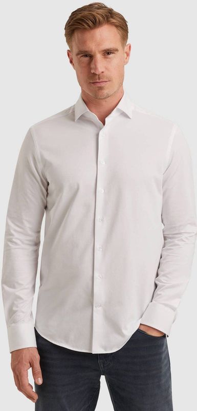 Vanguard - Overhemd - Wit - Regular Pasvorm - Lange Mouwen