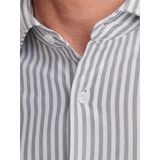 Vanguard Overhemd lange mouw blauw (Maat: S) - Streep