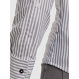 Vanguard Overhemd lange mouw blauw (Maat: S) - Streep