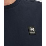Vanguard Heren t-shirt blauw (Maat: S) - Effen - Halslijn: Ronde hals,