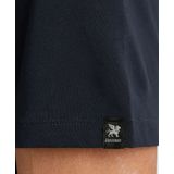 Vanguard Heren t-shirt blauw (Maat: S) - Effen - Halslijn: Ronde hals,