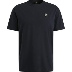 Vanguard Heren t-shirt blauw (Maat: S) - Effen - Halslijn: Ronde hals,