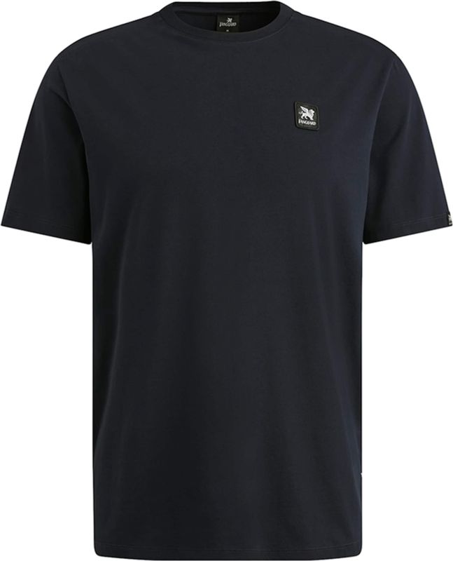 Vanguard Heren t-shirt blauw (Maat: S) - Effen - Halslijn: Ronde hals,