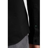 Cast Iron - Overhemd Twill Jersey - Zwart - Heren