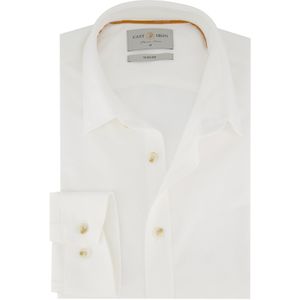 Cast Iron - Overhemd - Off White - Twill Jersey