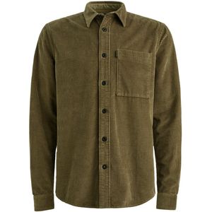 PME Legend - Overshirt Dobby Corduroy - Groen - Regular-fit - Katoen