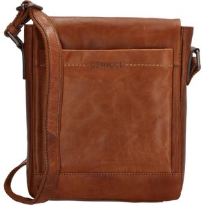 Genicci  Crossbodytas / Schoudertas  Leer - Noble - cognac