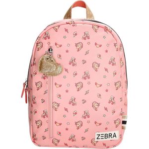 Zebra girls rugzak - Eenhoorn roze