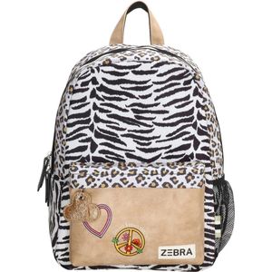Zebra Trends Olivia Rugzak wit-beige backpack