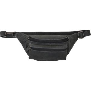 Hide & Stitches Idaho Azure Heuptas zwart crossbody dames