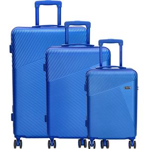 Beagles Originals Easy Travel 3 delige ABS kofferset - Staalblauw