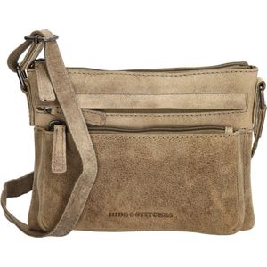 Hide & Stitches Idaho Crossbody Schoudertas - 100% Leder