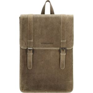 Hide & Stitches Idaho Rugzak 15,6 inch (34.5x19.4 cm) - Donkerbruin