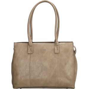 Charm London Dow Gate Shopper 15,6 inch (34.5x19.4 cm) - Donkertaupe