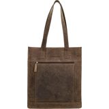 Hide & Stitches Idaho Serenity Shopper donkerbruin Damestas