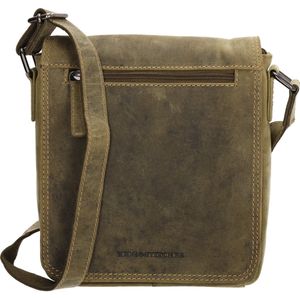 Hide & Stitches Idaho Messengerbag / Schoudertas - Olijfgroen