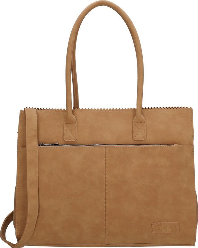 Zebra Trends Laptoptas / Laptoptas Dames - 15.6 inch - Noa - Licht Bruin