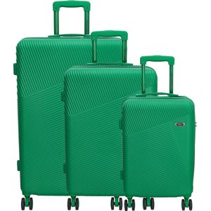 Beagles Originals Easy Travel 3 delige ABS kofferset - Groen
