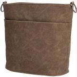 Beagles Shopper/Schoudertas Malaga Donkertaupe