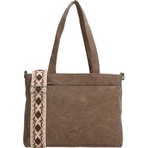 Beagles Malaga Shopper - Donkertaupe