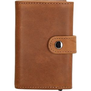Micmacbags Everyday Safety Wallet - Bruin - Leer
