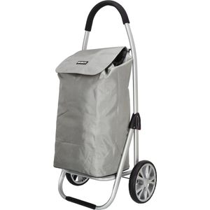 Beagles Alberic Boodschappen Trolley Lichtgewicht Kar Sterk - Zilver