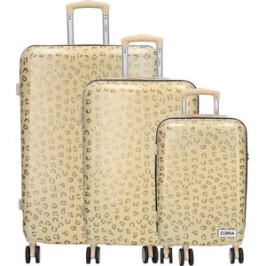 Zebra trends animal trolley l gold