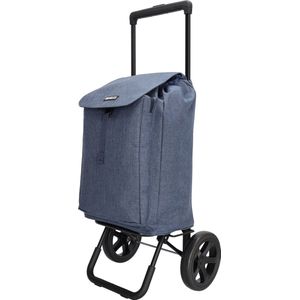 Beagles Shop & Go Boodschappen Trolley - Blauw