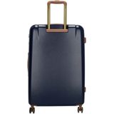 Charm London Nice Travel Grote Koffer - 75 cm - 95 Liter - TSA Slot - Blauw