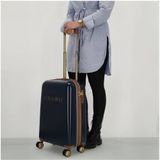Castillo London Nice Travel Handbagage Koffer - 55 cm - 35 Liter - TSA Slot - Blauw