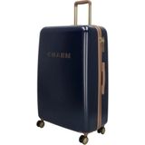 Castillo London Nice Travel Handbagage Koffer - 55 cm - 35 Liter - TSA Slot - Blauw