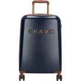 Castillo London Nice Travel Handbagage Koffer - 55 cm - 35 Liter - TSA Slot - Blauw