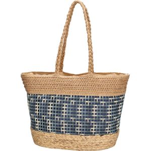 PE Florence Natural Life Strandtas - Navy / Creme