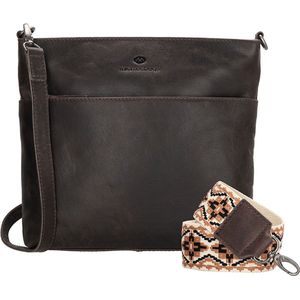 Micmacbags Next Navajo Bruine Leren Crossbody Tas 22355097