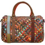 No label Multi leer Handtas - Multi
