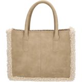 Zebra Trends Emmy Handtas - Zand - Met Rits - Kleine Handtas