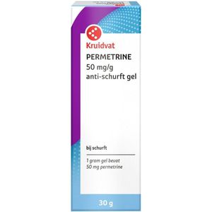 Kruidvat - Permetrine 50mg/g - Gel - Voor Behandeling van Schurft