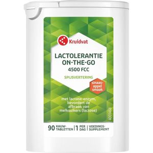 Kruidvat - Lactolerantie On The Go - Kauwtabletten - Supplementen