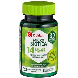 Kruidvat Micro Biotica 14 Bacterie Stammen Capsules - 30 miljard bacteriën - Supplementen