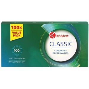 Kruidvat Classic - Condooms - 52-56 mm - Vegan - Comfort Shape Pasvorm