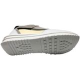 Giga Shoes G4081 - MeisjesLage schoenenKindersneakers - Kleur: Wit beige