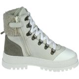 Giga - Veterboot - Beige - Leer en Suede - Rits aan Binnenzijde