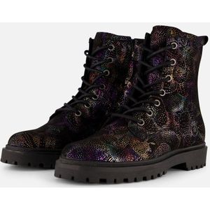 Giga - Veterboots - Zwart - Leer