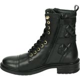 Giga Shoes G4343-A46 meisjes veterboots zwart